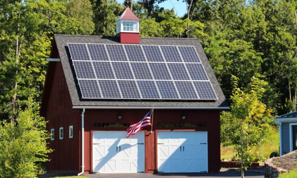Solar Panels and Your Garage Prefab Garages